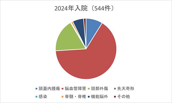２024年入院統計グラフ